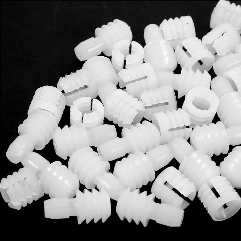 80Pcs Hinge Expansion Plugs with Pre Inserted Nuts for Furniture Repair and Cabinet Hardware Fastener - Image 2